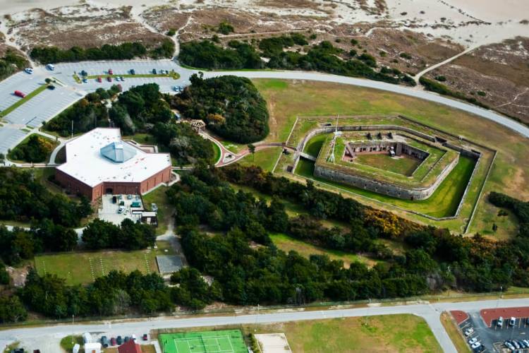 aerial view of State Park in North Carolina